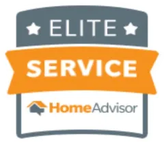 HomeAdvisor Elite Service Badge for landscaping in Arlington.